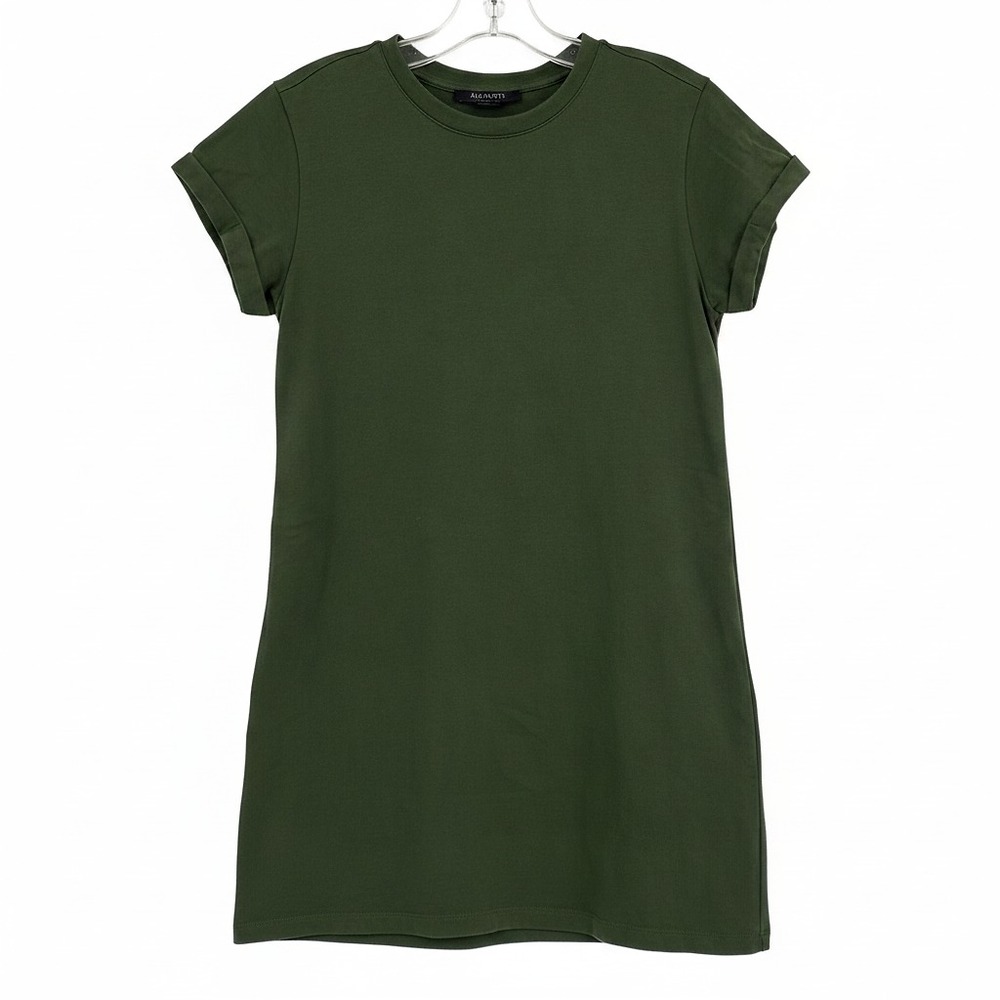 All Saints Green Anna T-Shirt Mini Dress | Women’s Regular 4